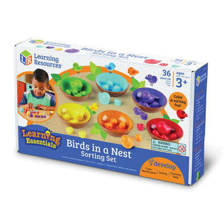  Birds in a Nest Sorting Set 