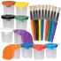 Thumbnail 1 No Spill Paint Cups &amp; Brushes 20-Pack 
