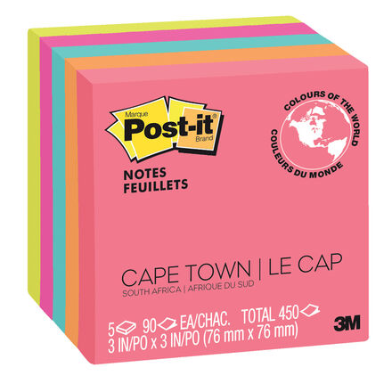  Post-It® Notes: Cape Town Colours 