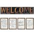 Thumbnail 1 Industrial Chic Welcome Bulletin Board Set 