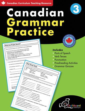  Canadian Grammar Practice Grade 3