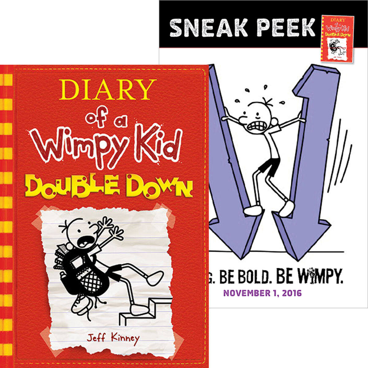 Doawk Double Down _ Diary Of A Wimpy Kid Book Series : Jeff Kinney – UOCYKX