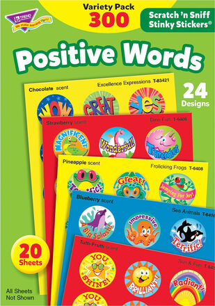  Positive Words Stinky Stickers Variety Pack 