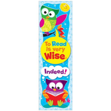  To Read is Very Wise: Owl-Stars Bookmarks 