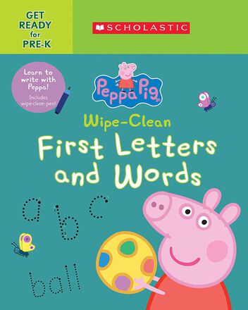  Peppa Pig: Wipe-Clean First Letter and Words 
