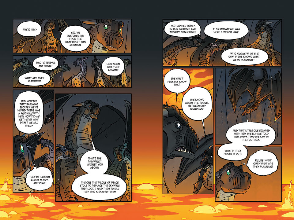 Wings of Fire: The Graphic Novel: Book Four: The Dark Secret