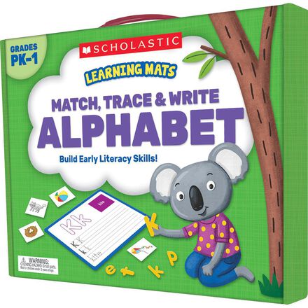  Learning Mats: Match, Trace &amp; Write Alphabet 