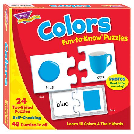  Fun to Know Puzzles: Colors 