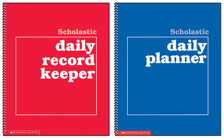  Scholastic Daily Planner &amp; Record Keeper Pack 