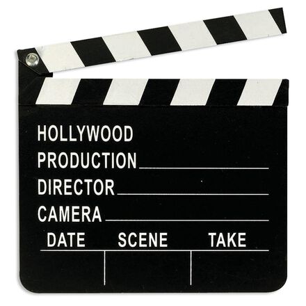  Wooden Hollywood Director's Clapboard 