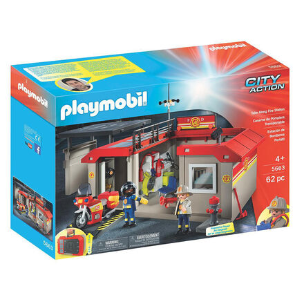  Playmobil® Take Along Fire Station 