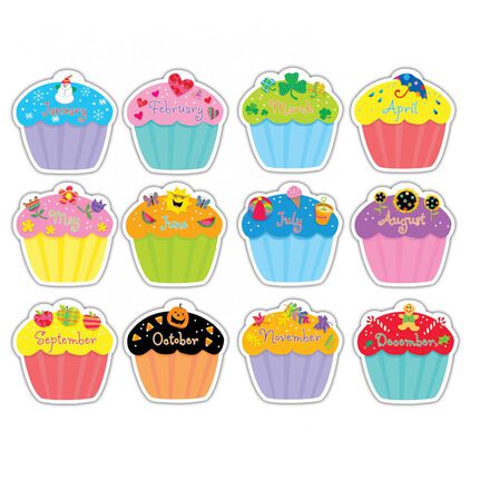  Cupcakes Cut-Outs 