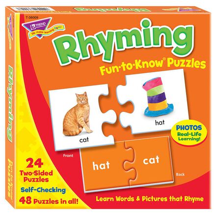  Fun-to-Know® Puzzles: Rhyming 