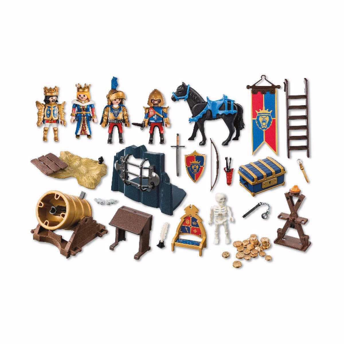 Playmobil @ @ chateau knight @ campfire @ @ indian middle ages 2