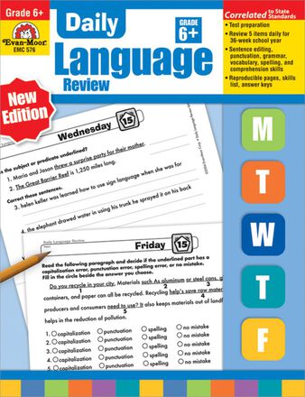  Daily Language Review Grade 6+
