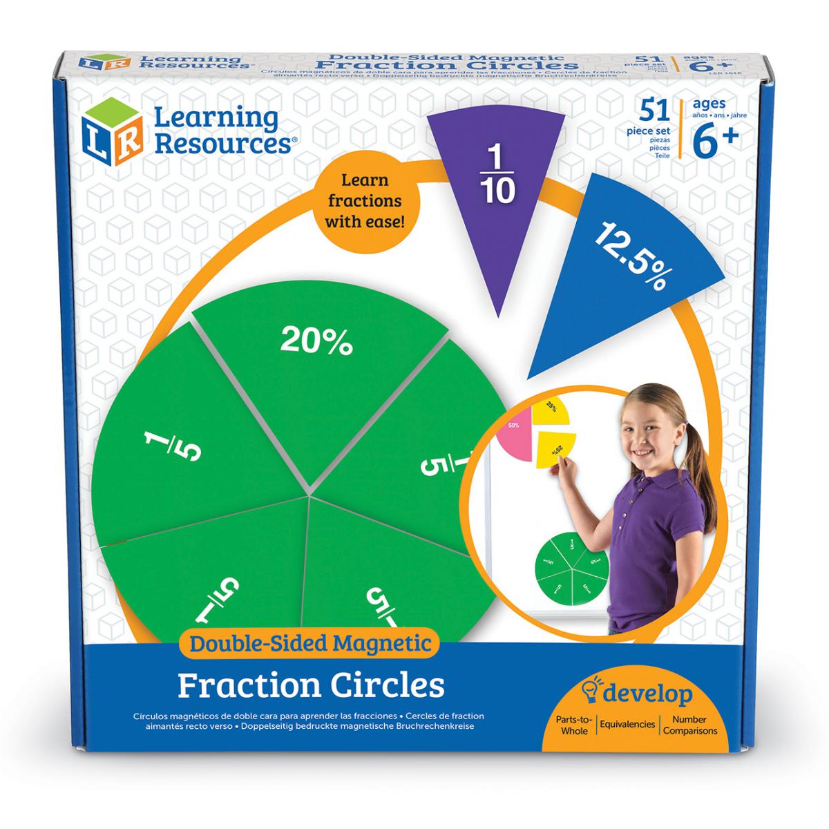 Double-Sided Magnetic Fraction Circles 