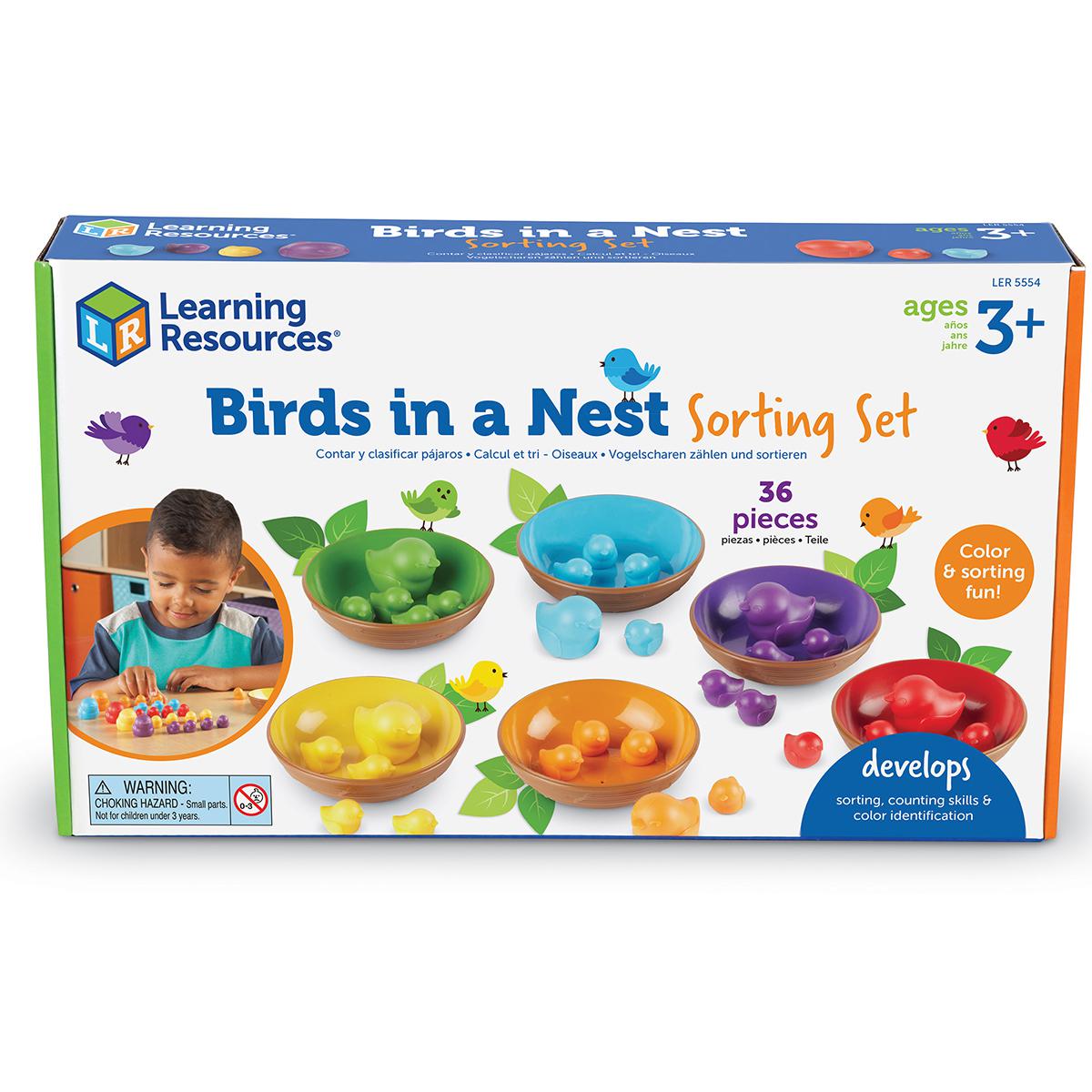  Birds in a Nest Sorting Set 