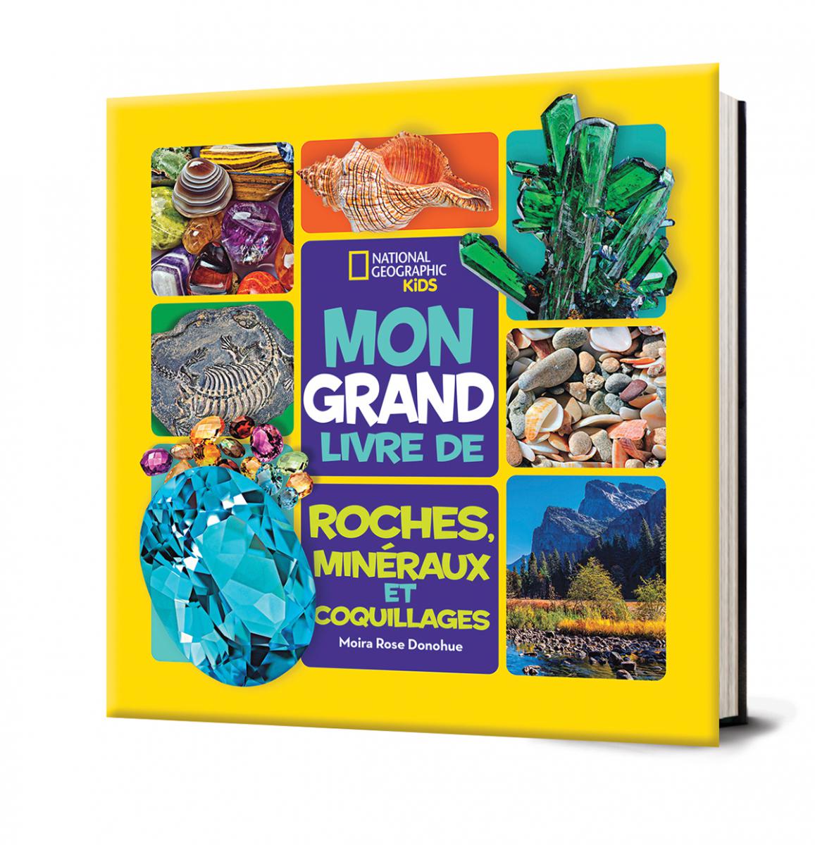  National Geographic Kids : Mon grand livre de roches, minéraux et coquillages 