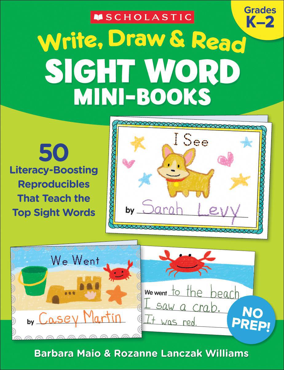  Write, Draw &amp; Read Sight Word Mini-Books 