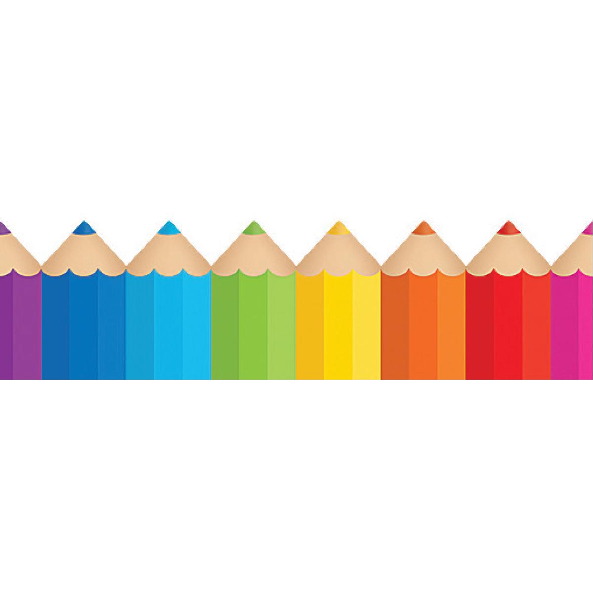  Coloured Pencils Border Trimmer 