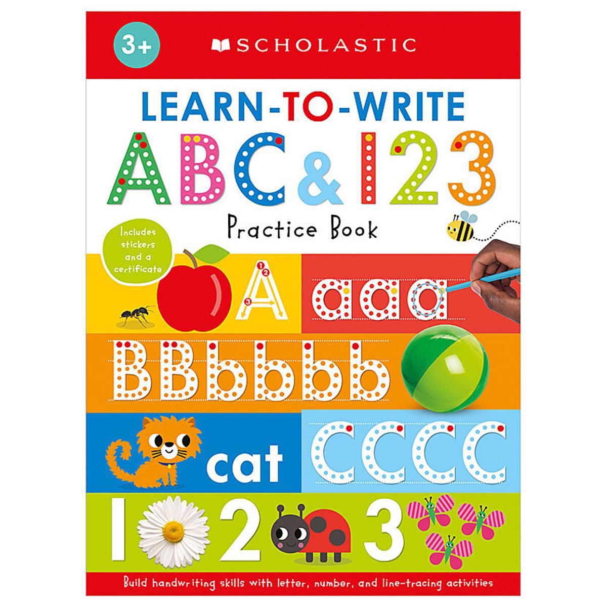 My First ABC and 123 Workbook Scholastic Early Learners (SEL) 