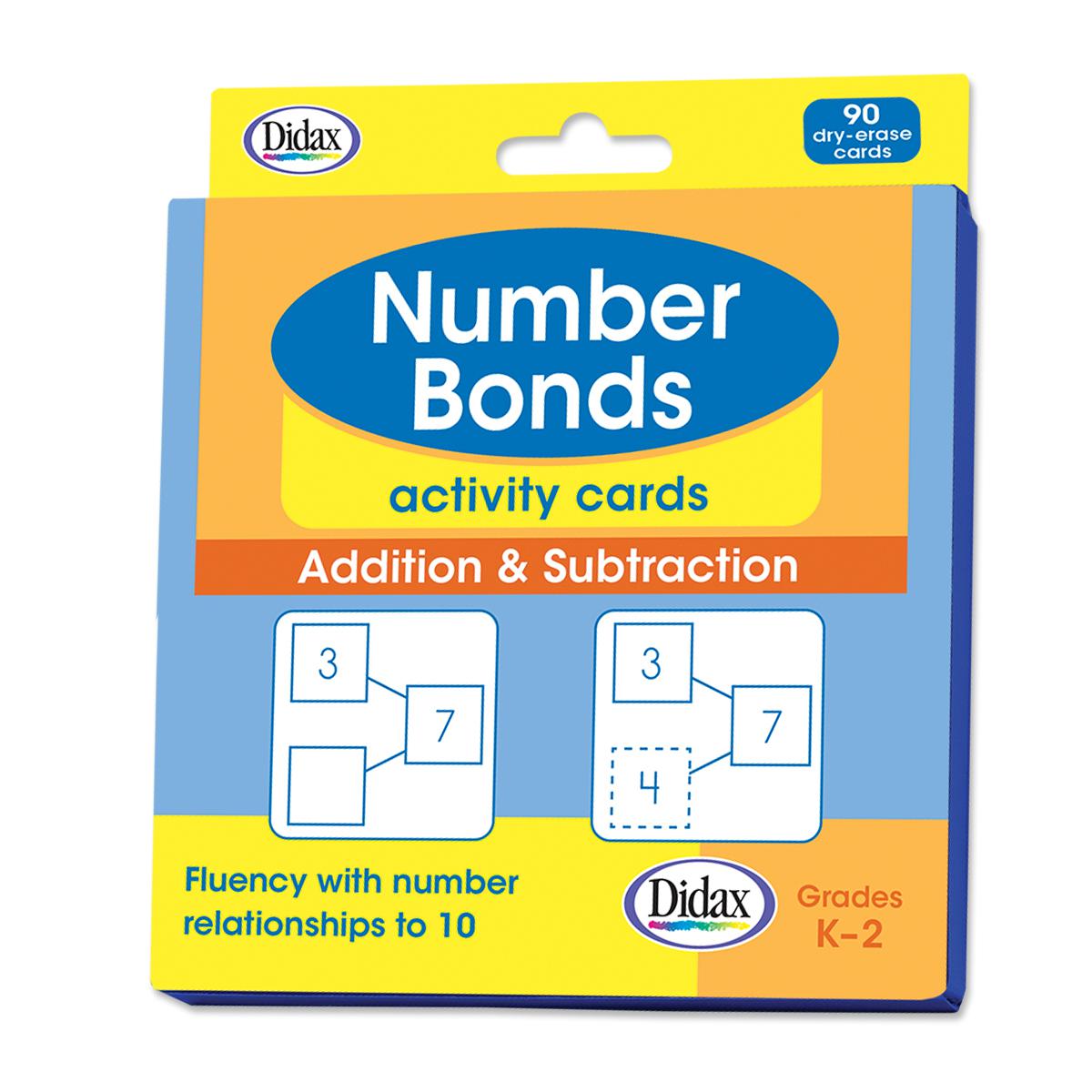  Number Bonds Activity Cards: Addition &amp; Subtraction 