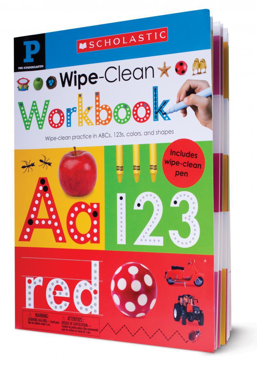  Scholastic Early Learners: Wipe Clean Workbook: Pre-Kindergarten 