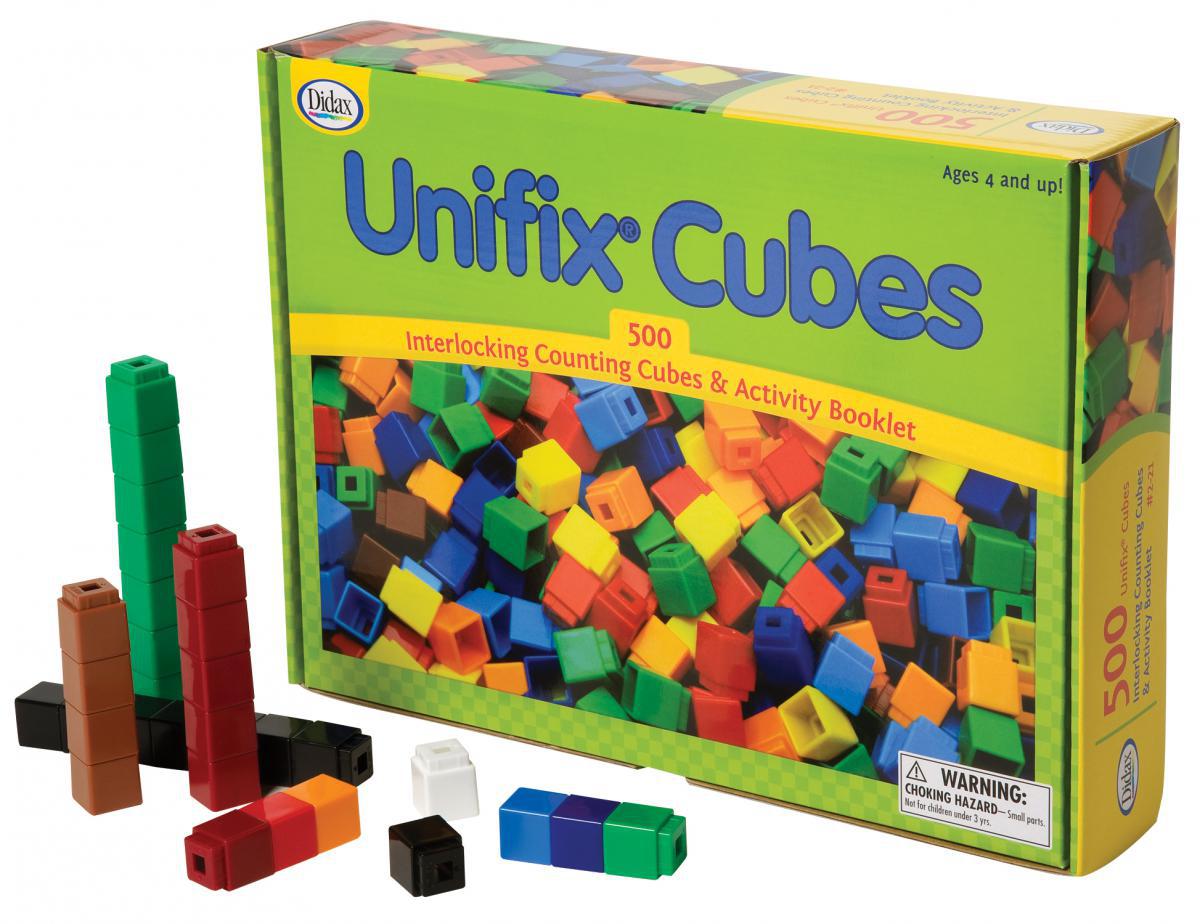  Cubes Unifix (500) 