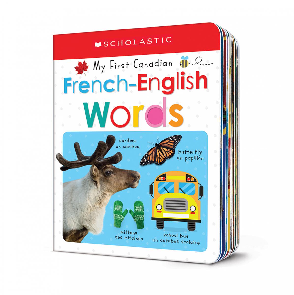  Scholastic Early Learners My First Canadian French-English Words 