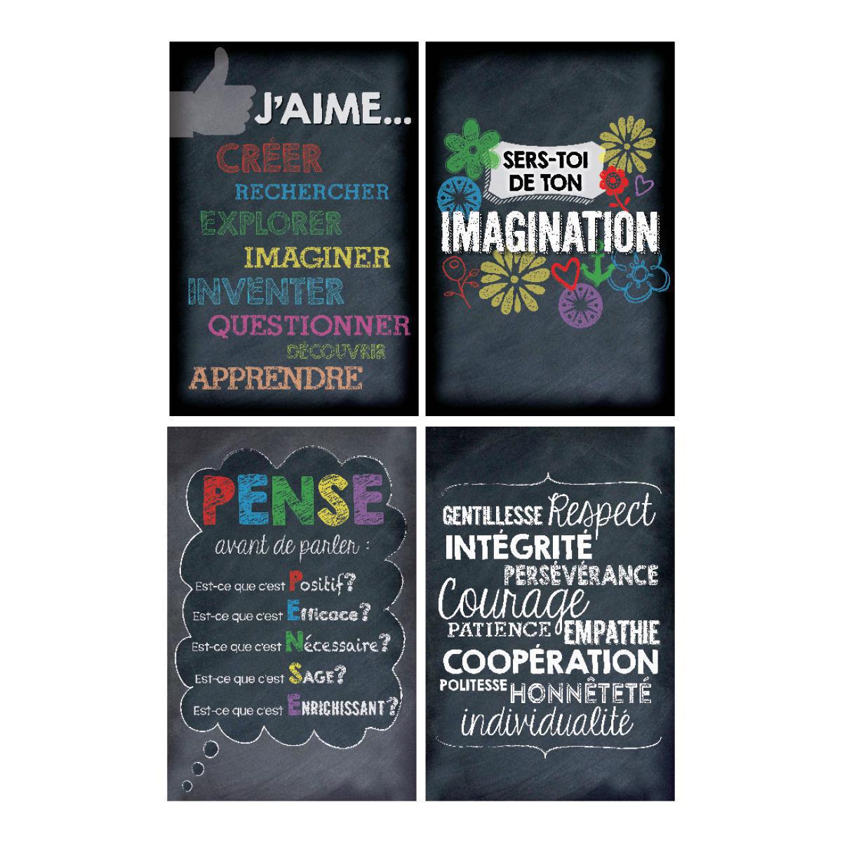  French Inspiration Posters 4-Pack 