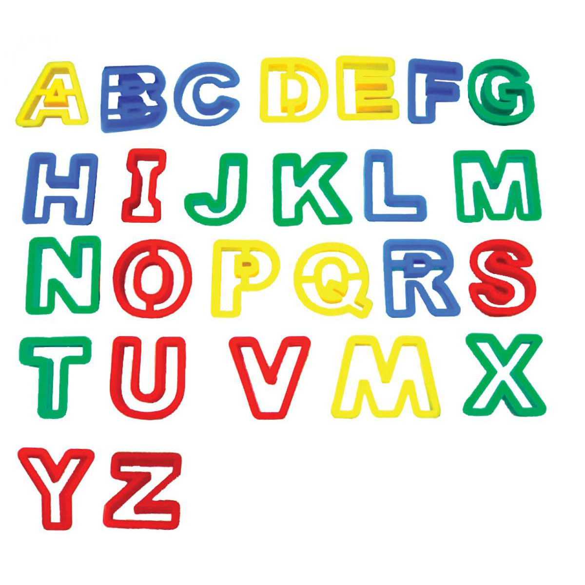  Alphabet Clay Cutters 