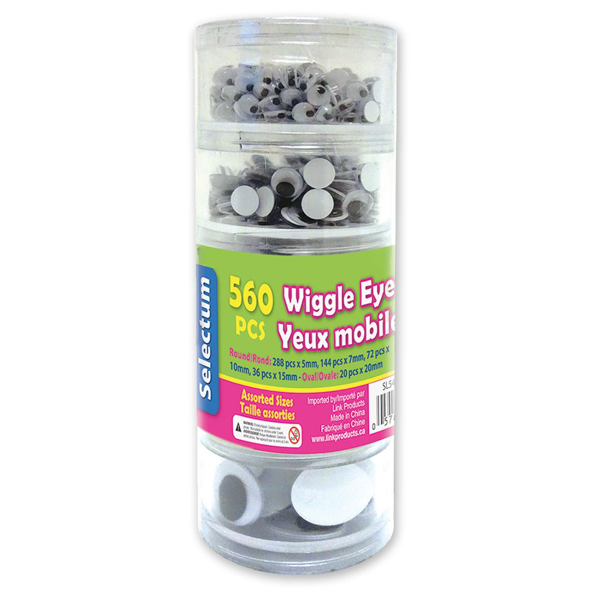  Wiggle Eyes Assorted 560-Pack 