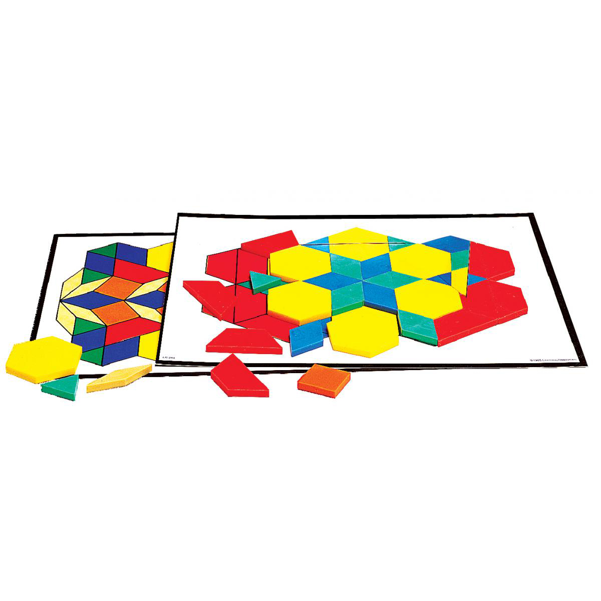 Learning Resources Ler0264 Pattern Block Activity Cards for sale online 
