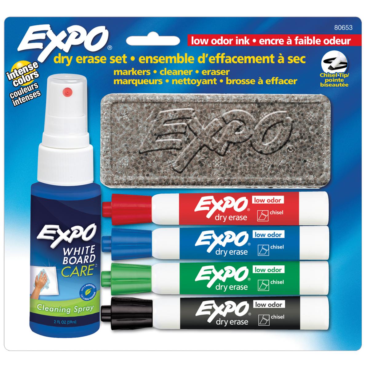  Expo®  Whiteboard Marker Starter Set: Chisel Tip 