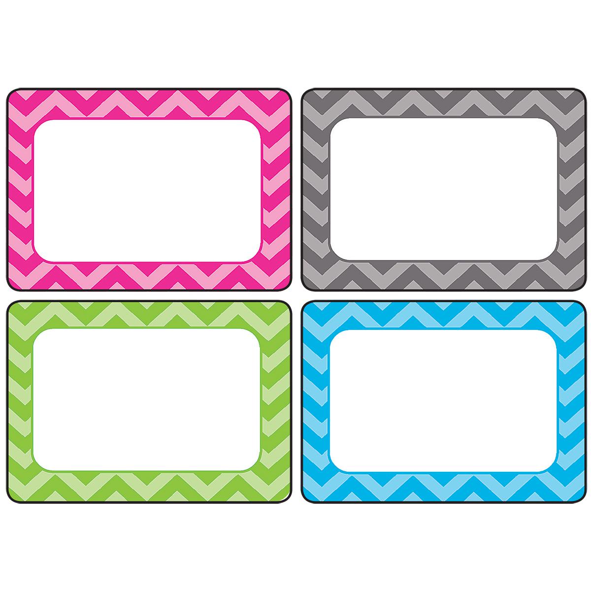  Chevron Multi Name Tags and Labels 