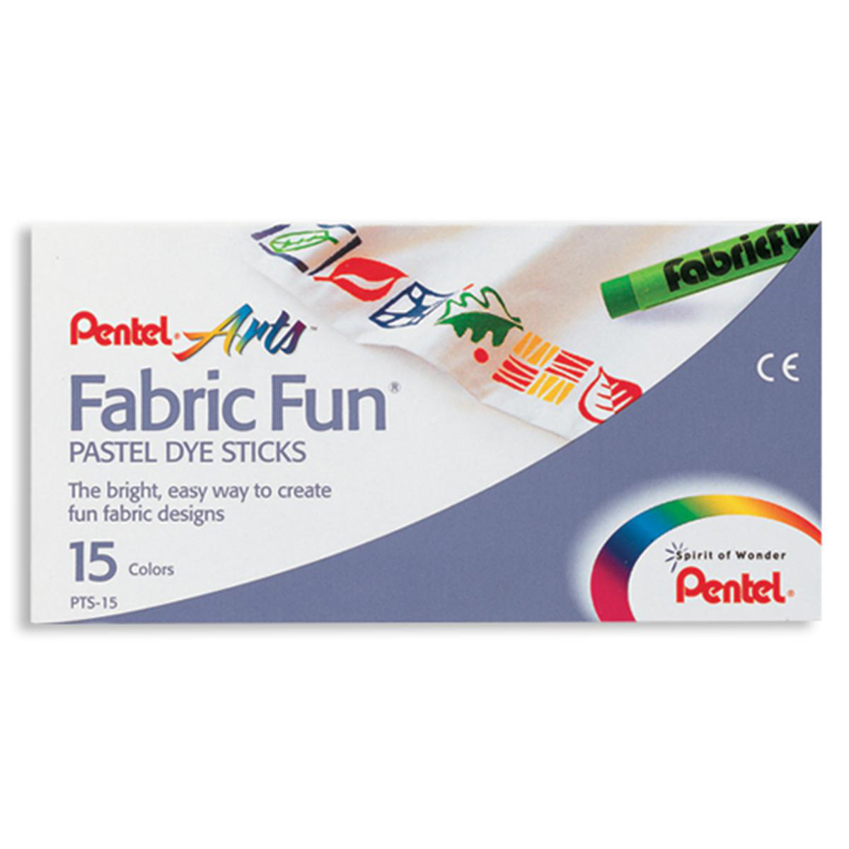  Fabric Fun Pastel Dye Sticks 
