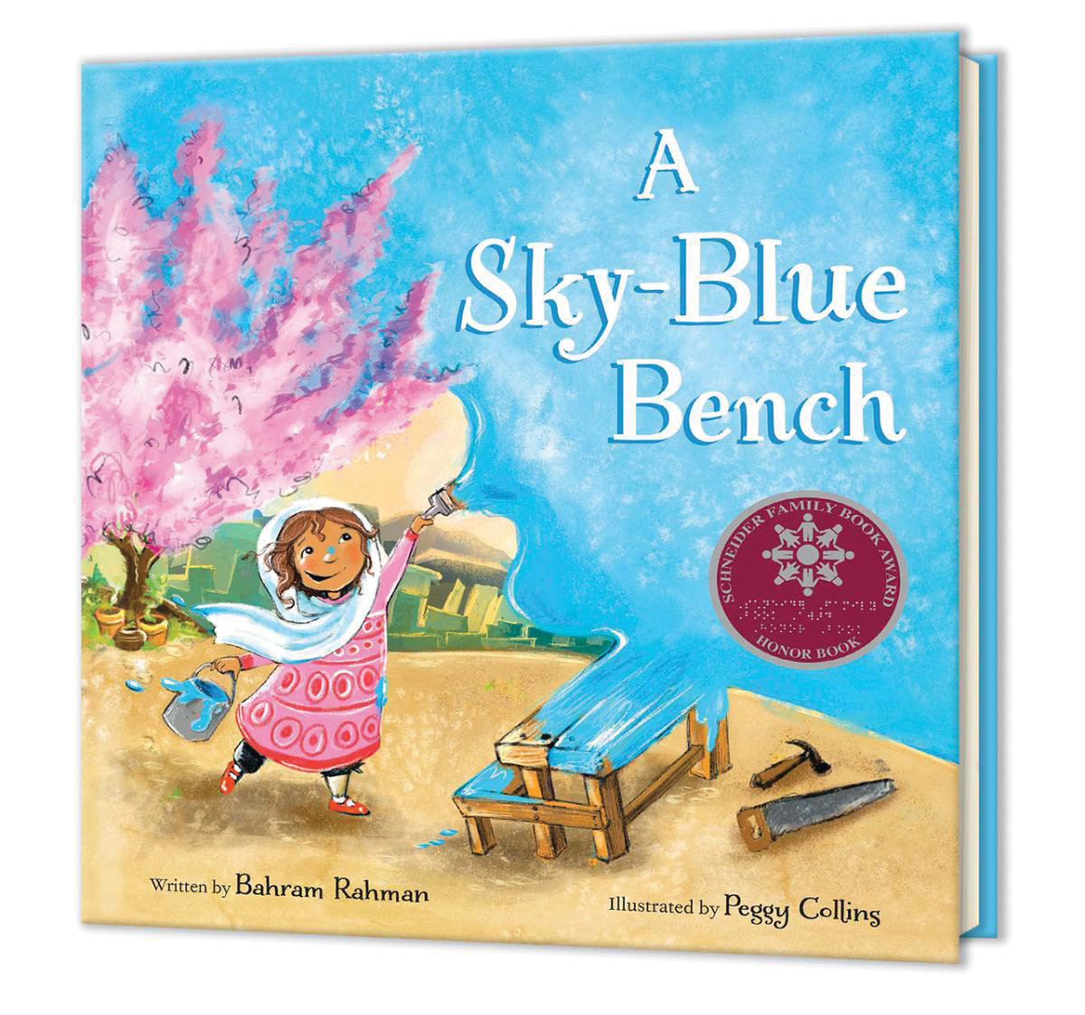 A Sky-Blue Bench 