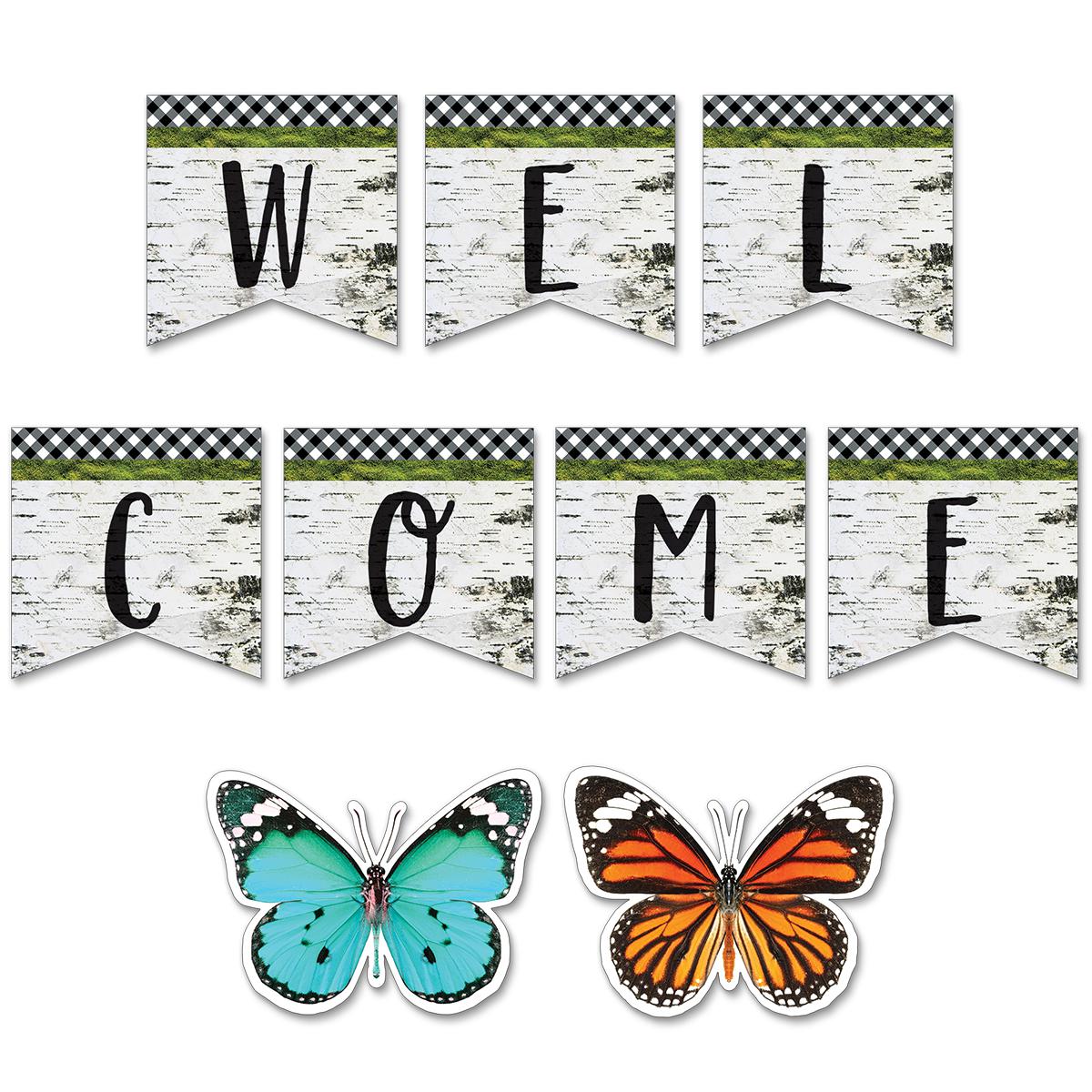  Woodland Whimsy Welcome Bulletin Board Set 