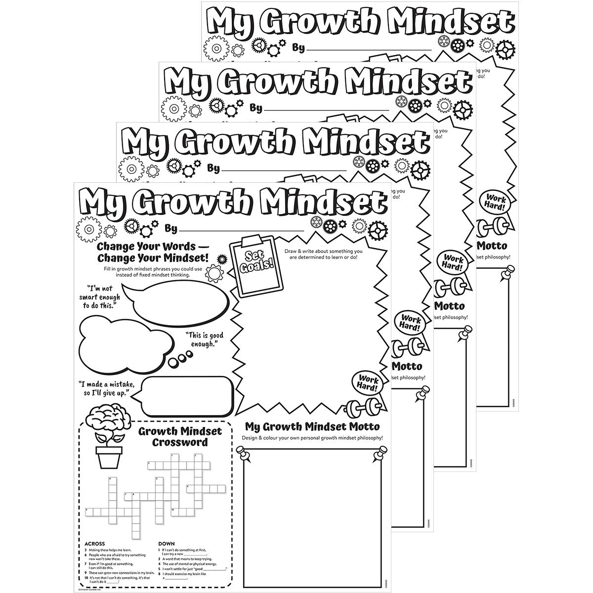  My Growth Mindset Poster Papers 
