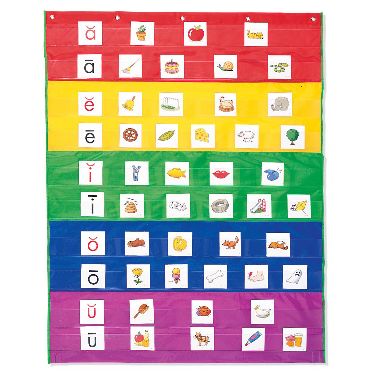  Rainbow Pocket Chart 