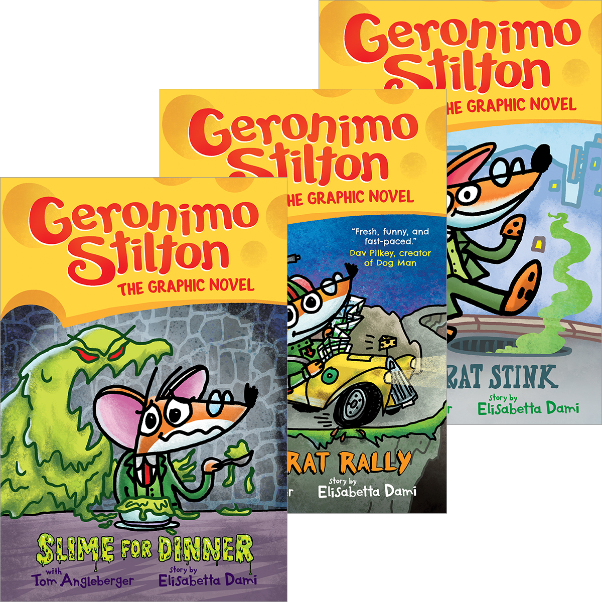  Geronimo Stilton Graphic Novel 3 Pack 