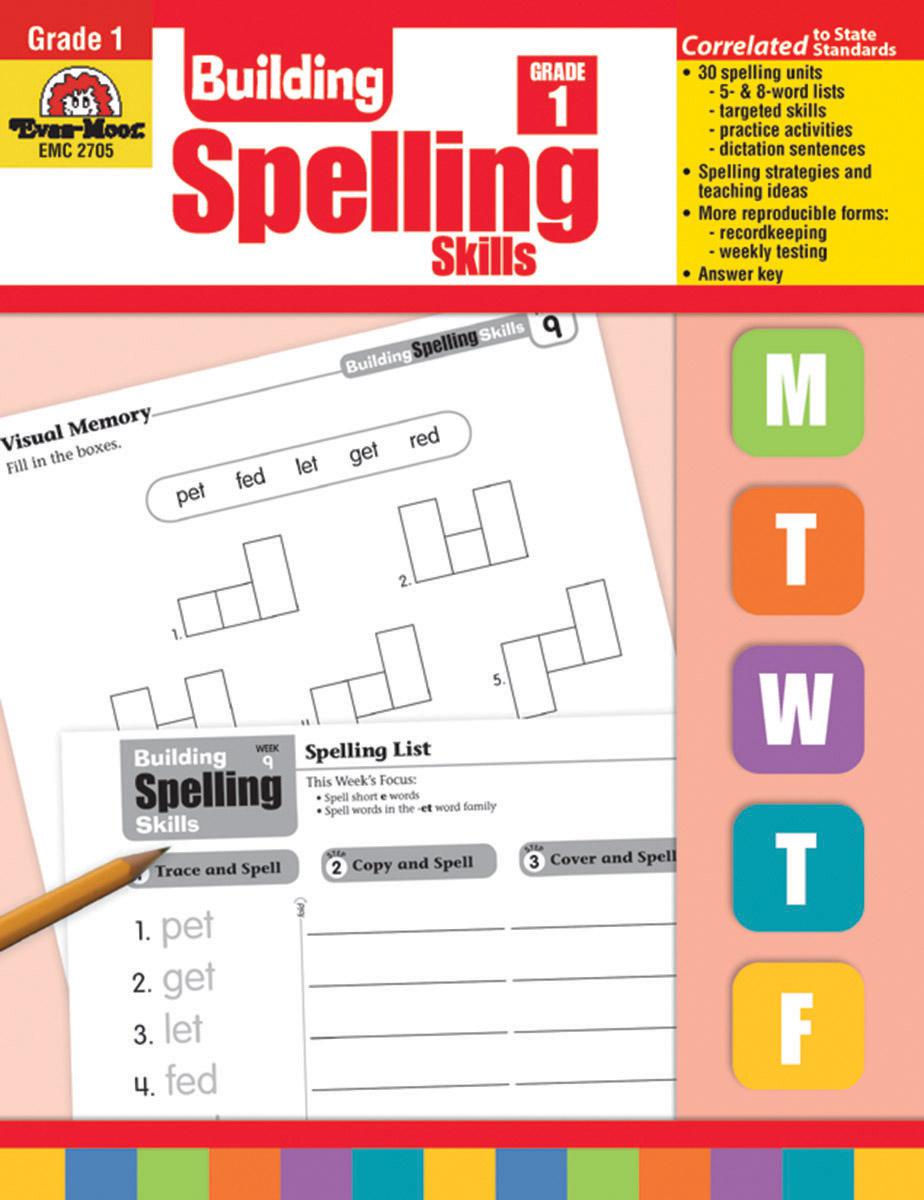  Building Spelling Skills Grade 1