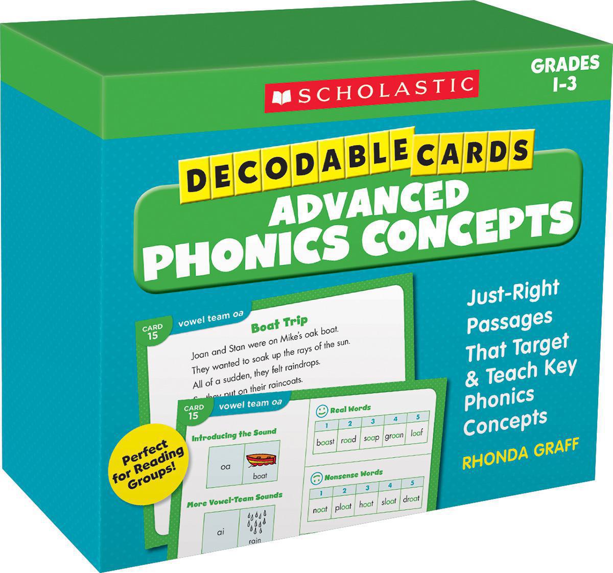  Decodable Cards: Advanced Phonics Concepts 