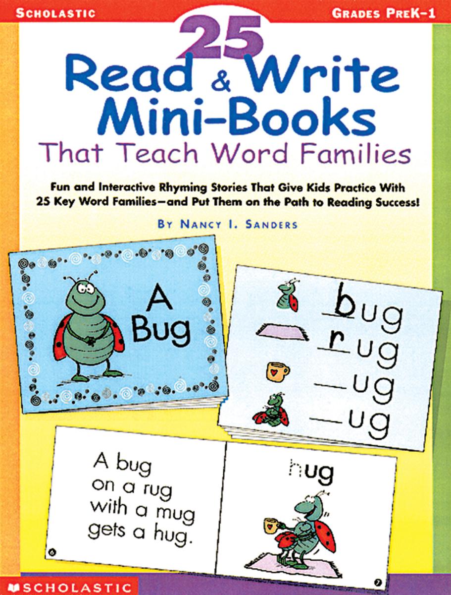  25 Read &amp; Write Mini-Books That Teach Word Families 