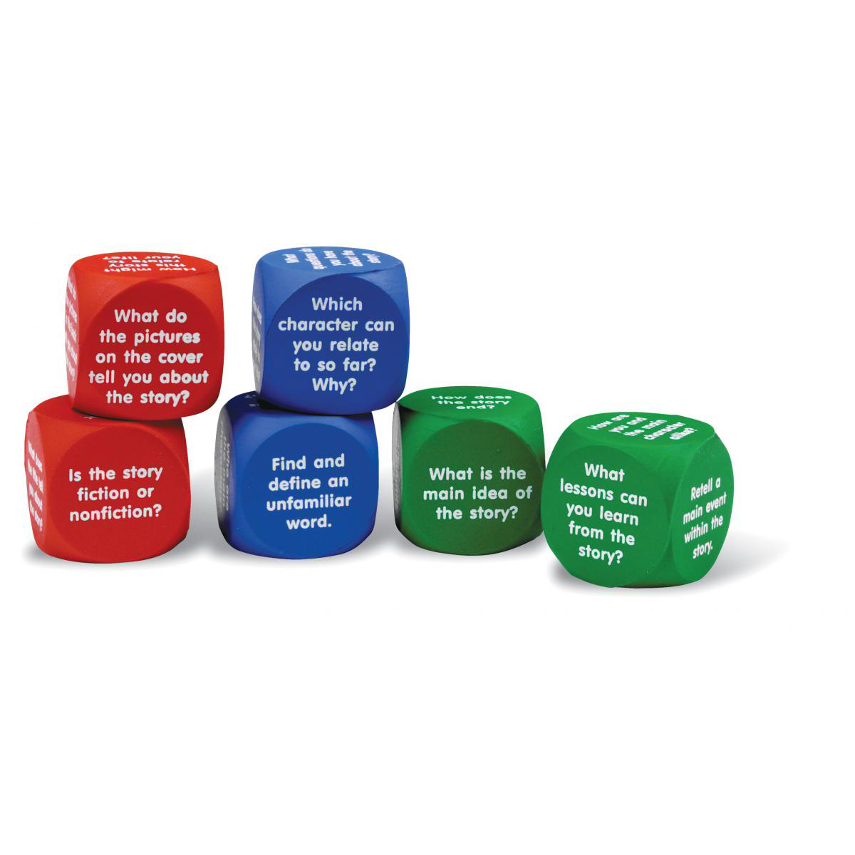  Reading Comprehension Cubes 
