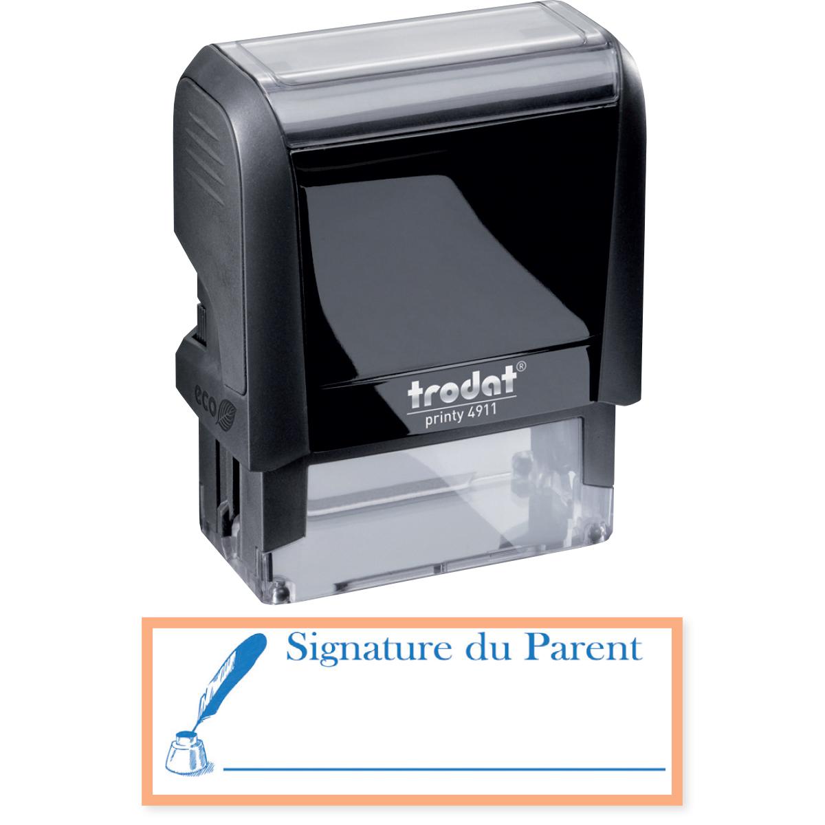  Trodat® Parent Signature Self-Inking Stamp: French 