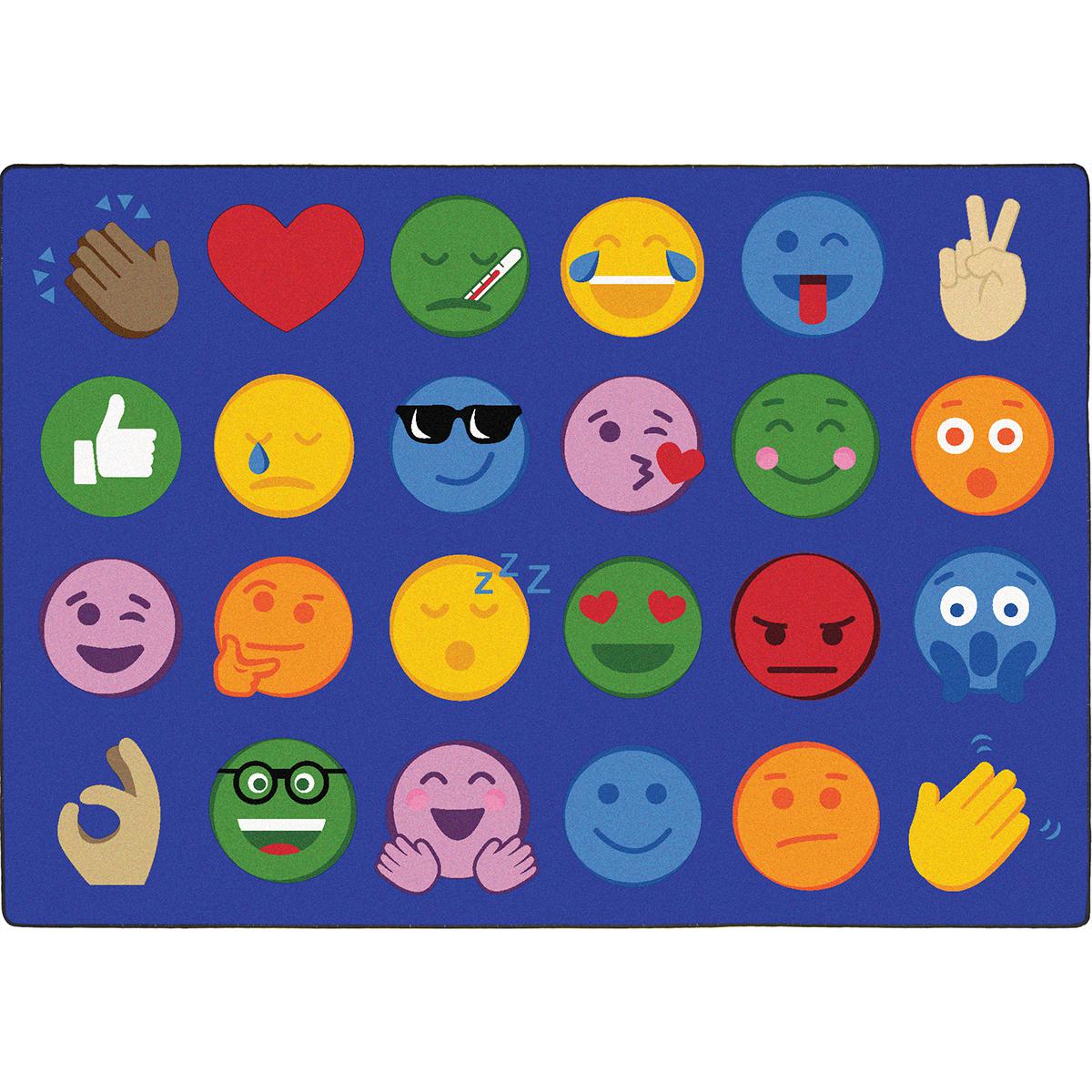  Emoji Expressions Carpet 