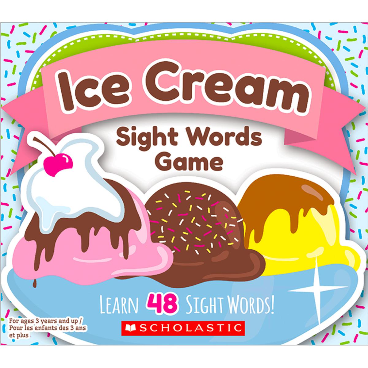  Ice Cream Sight Words Game 
