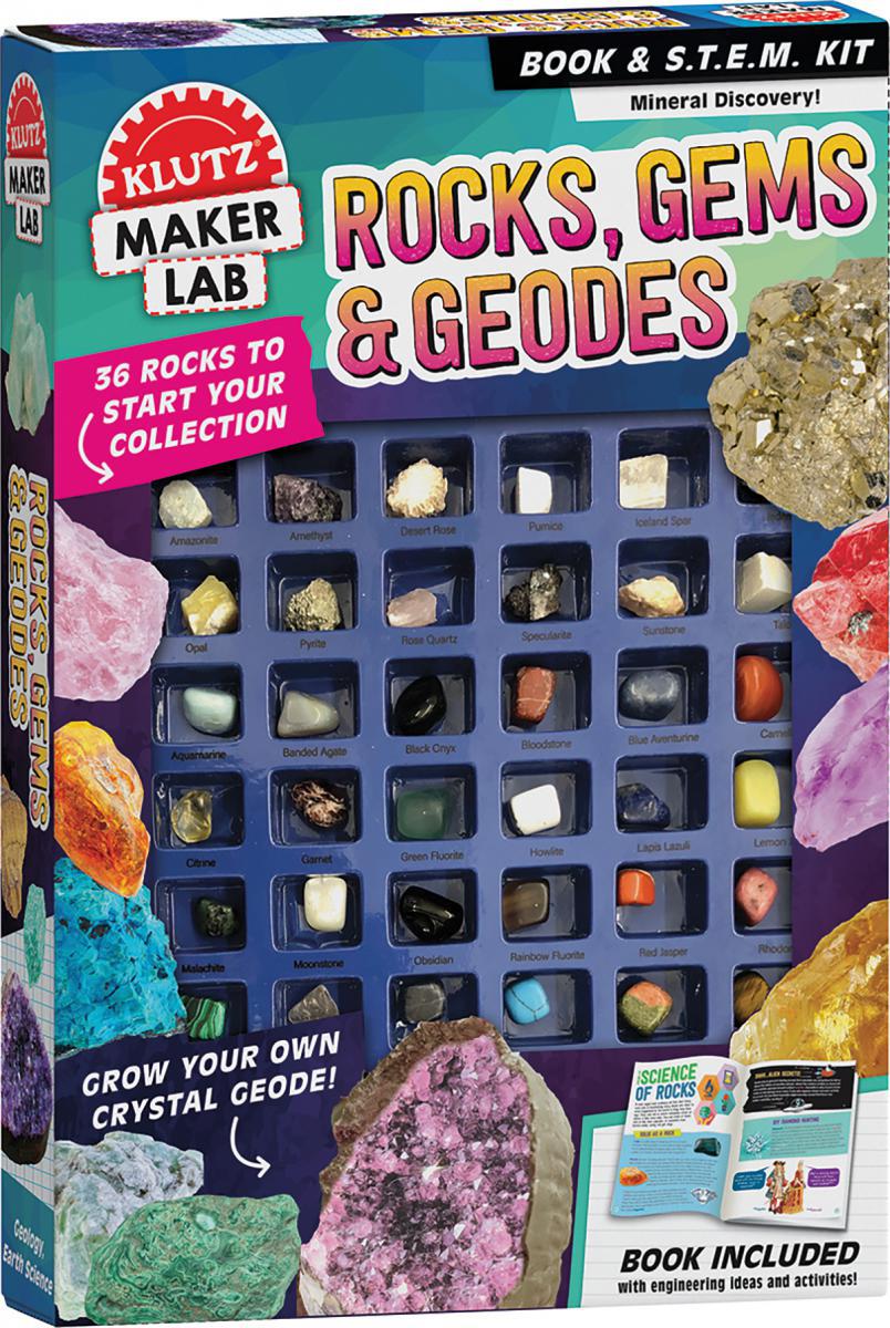  Klutz Maker Lab: Rocks, Gems &amp; Geodes 