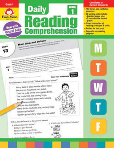  Daily Reading Comprehension: Grade 1 